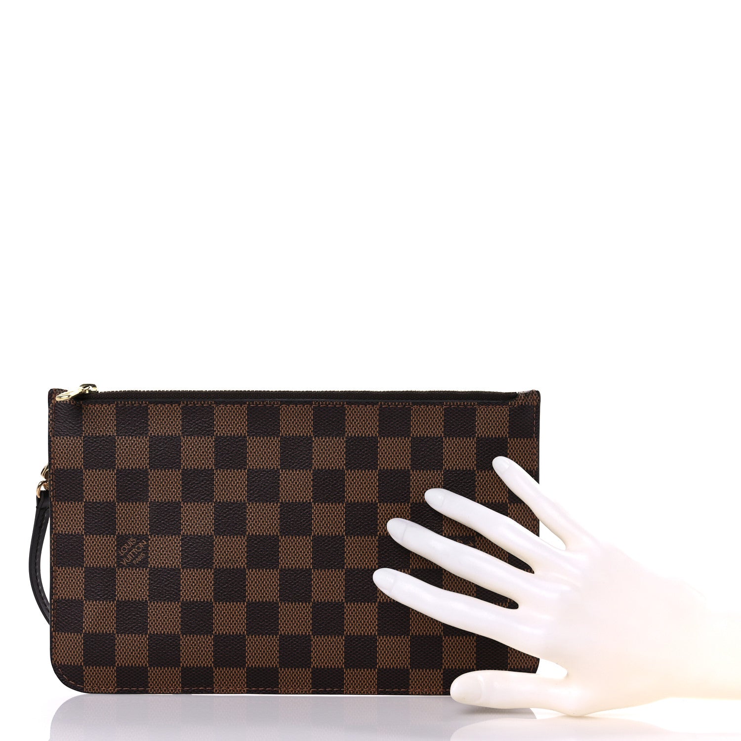 Louis Vuitton Damier Ebene Neverfull MM GM Pochette 2 of 13