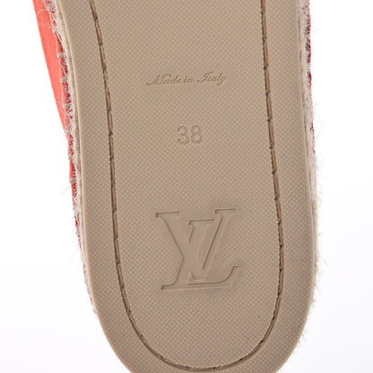 Louis Vuitton Canvas Waterfall Espadrille 38 Rouge 6 of 9