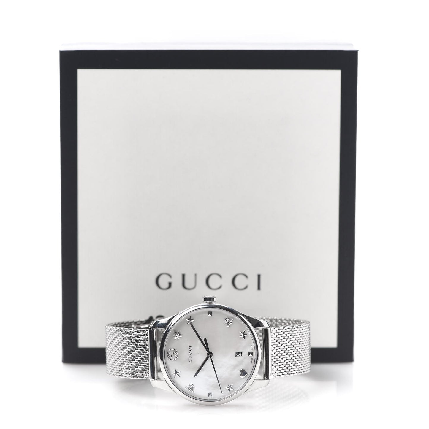 Stainless Steel Mother of Pearl 36mm G-Timeless Charm Quartz Watch