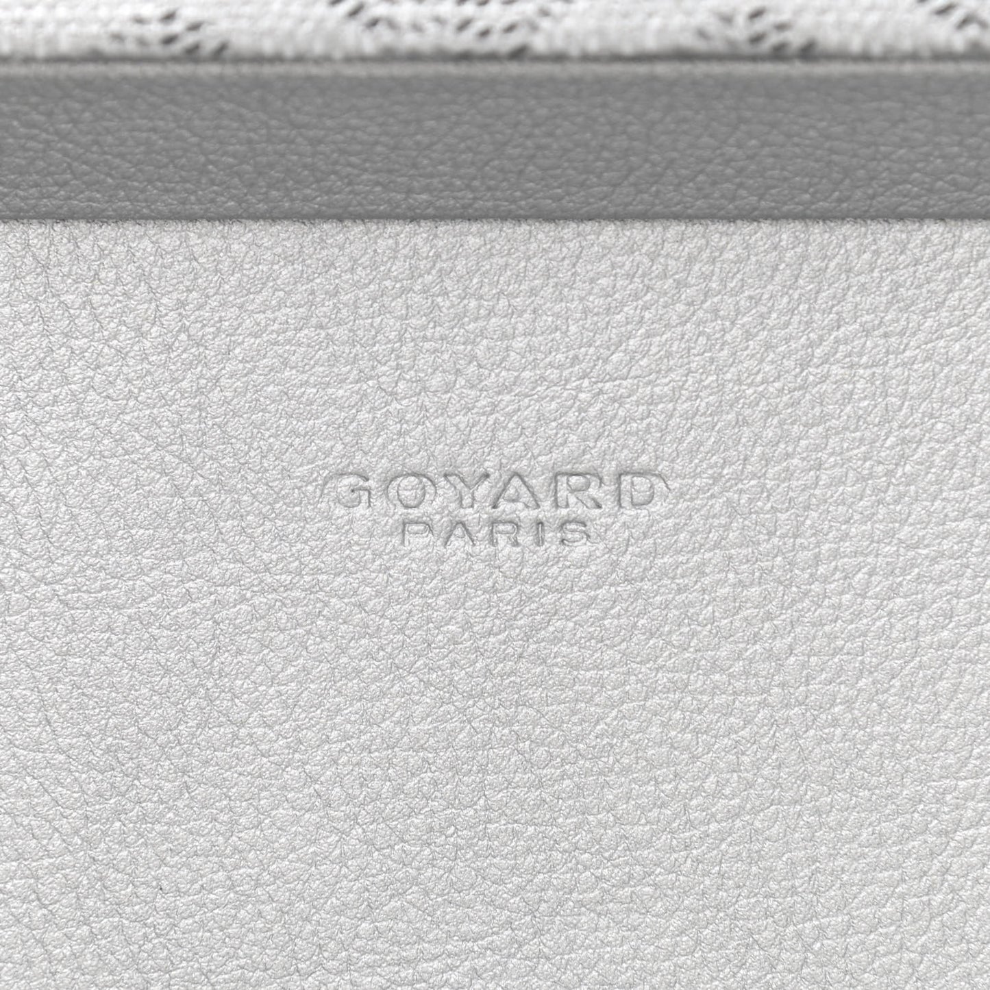 Goyardine Saint Honore Clutch Silver