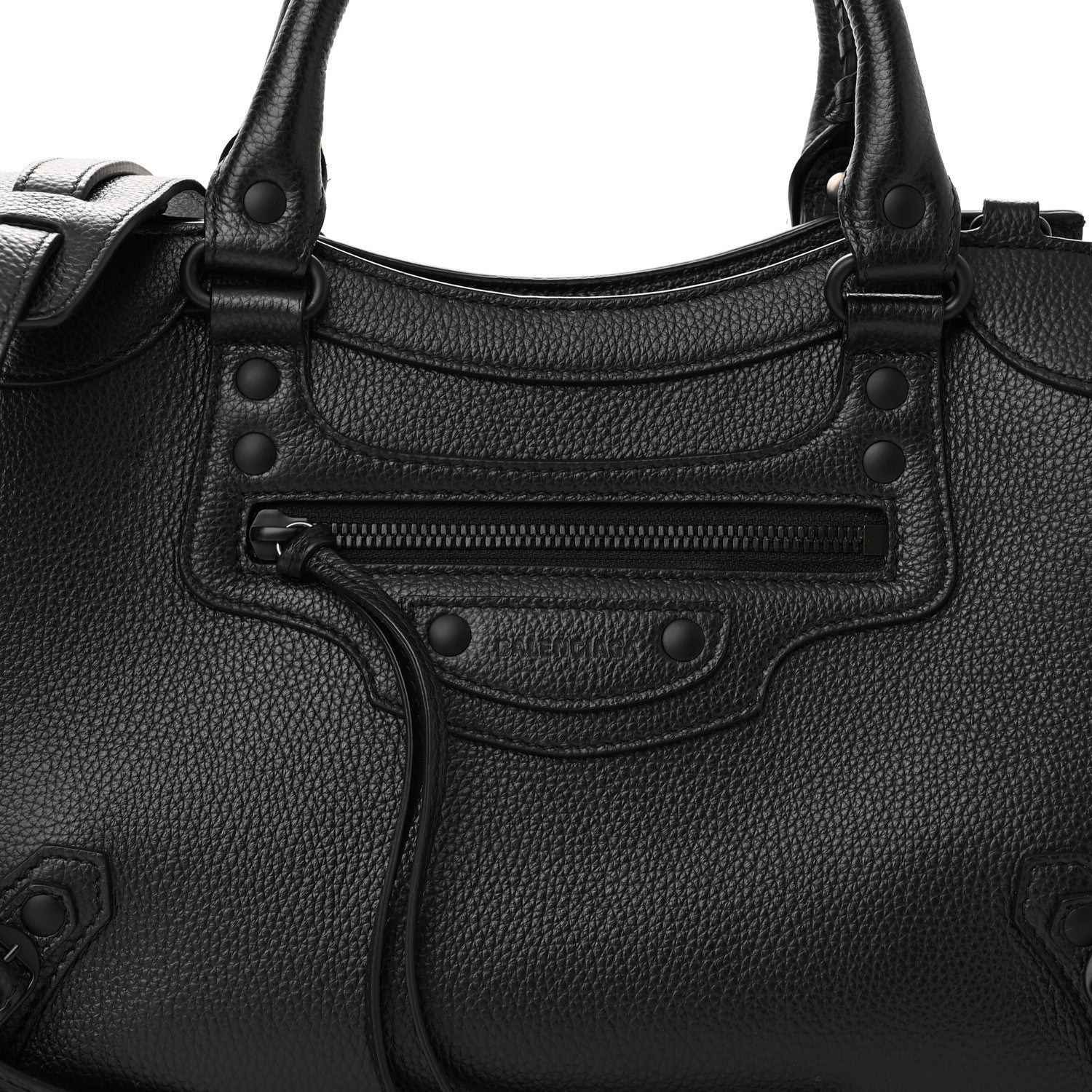 Balenciaga Grained Calfskin Neo Classic Black Hardware S City Black 8 of 10
