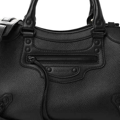 Balenciaga Grained Calfskin Neo Classic Black Hardware S City Black 8 of 10