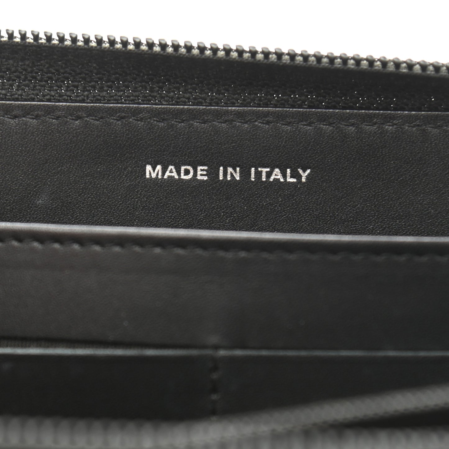 Caviar Large Timeless CC Zip Around Wallet Black