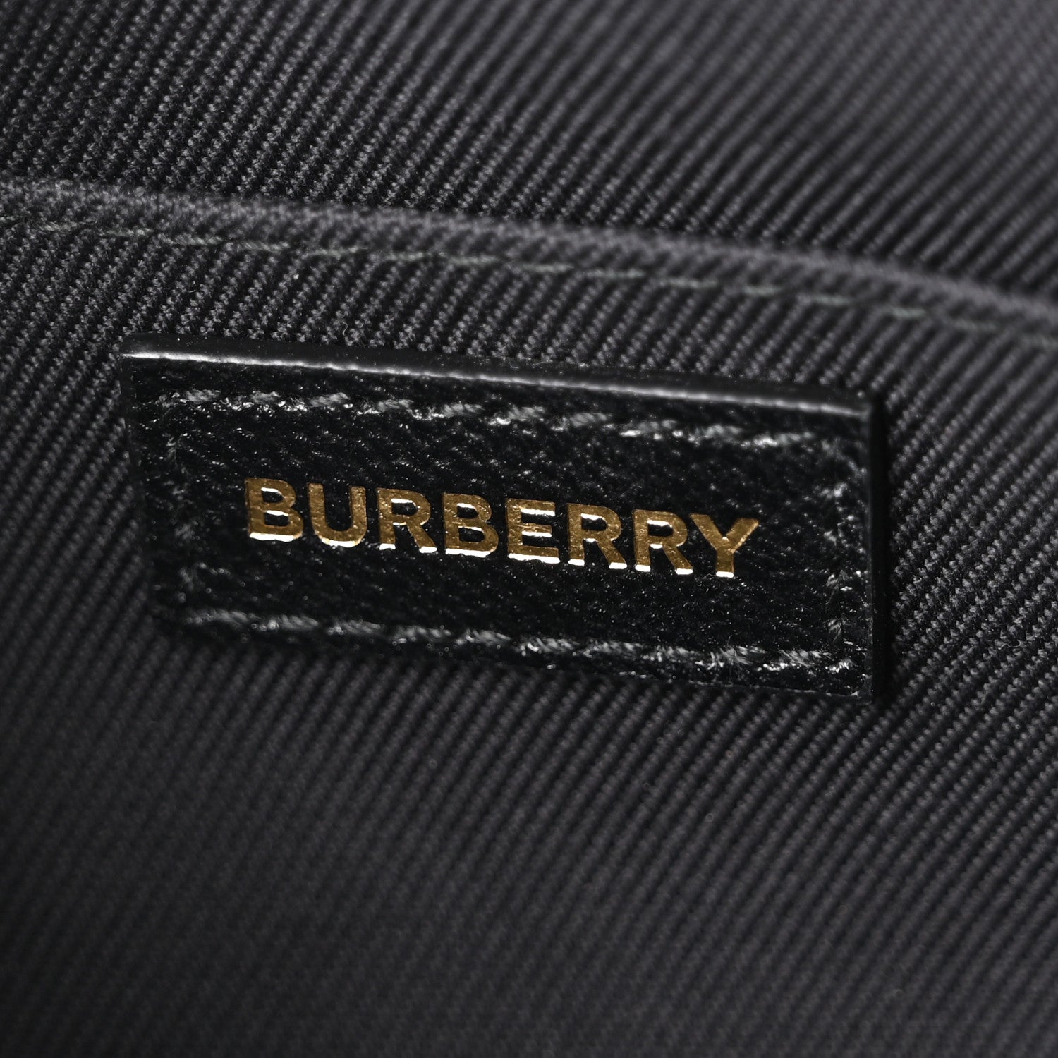 Burberry Giant Check Calfskin Large Camera Bag Black 5 of 10