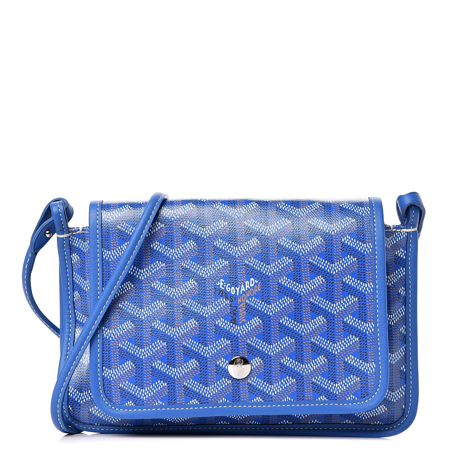 Goyardine Plumet Wallet Clutch Sky Blue