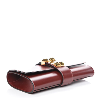 Hermes Tadelakt Medor 23 Clutch Rouge H 4 of 10