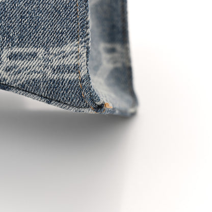 Balenciaga Denim BB Monogram Small Hourglass Top Handle Bag Blue 13 of 13