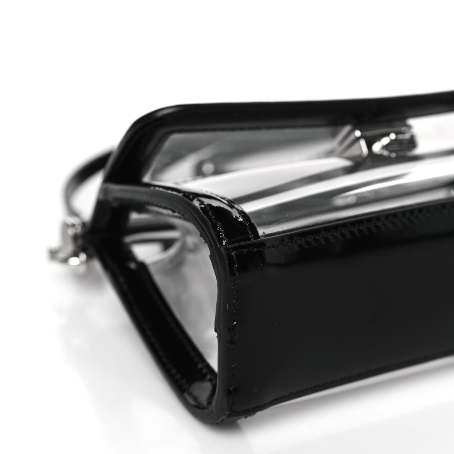Dolce & Gabbana PVC Small Miss Sicily Satchel Transparent Black 6 of 7