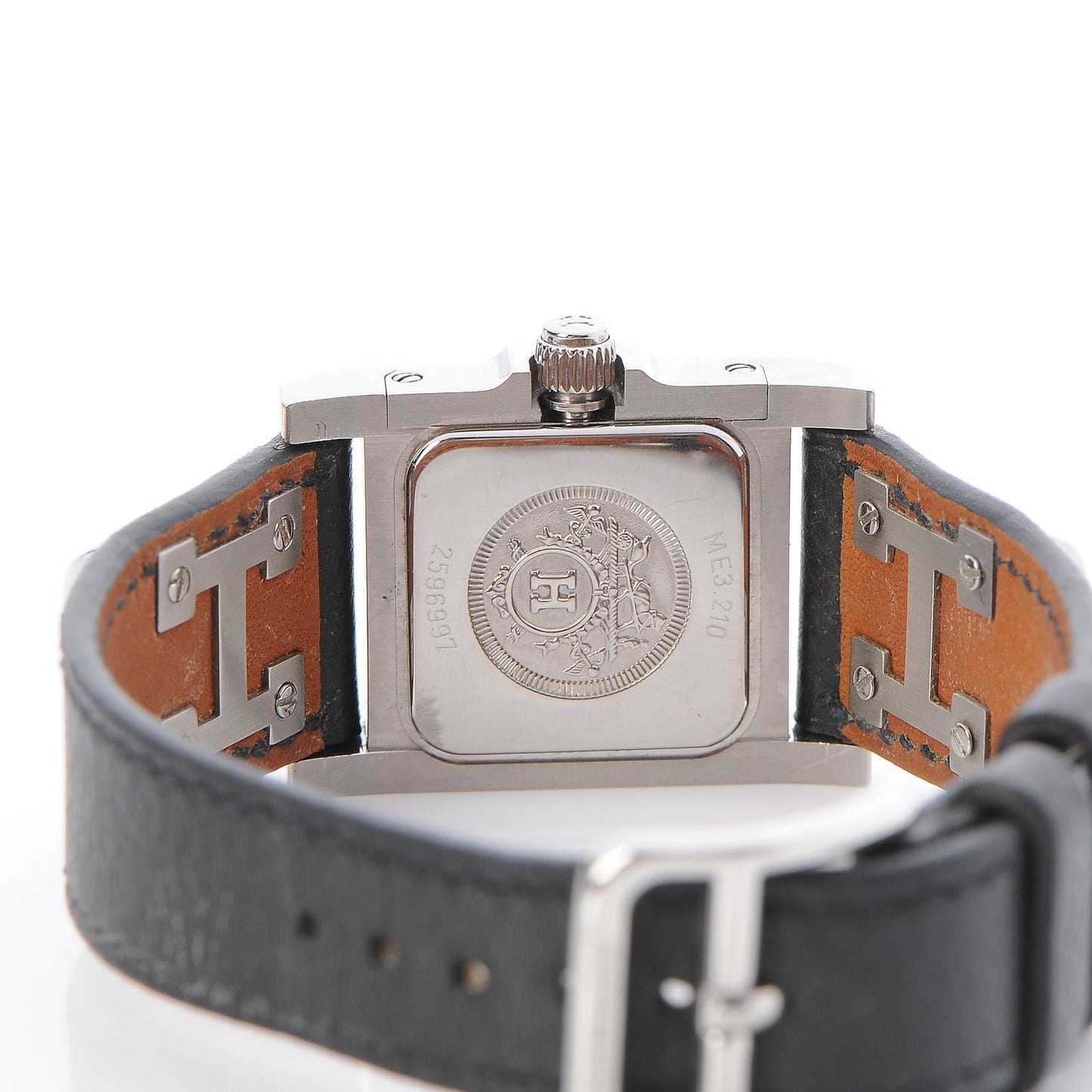 Stainless Steel Epsom 23mm Medor Quartz Watch Noir