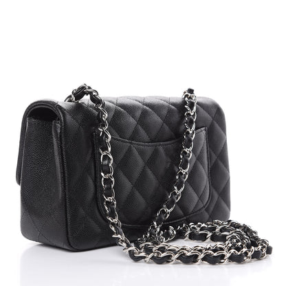 Chanel Caviar Quilted Mini Rectangular Flap Black 3 of 10