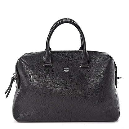 MCM Grained Calfskin Medium Ella Boston Black 1 of 10
