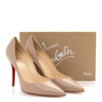 Christian Louboutin Nappa Apostrophy 100 Pumps 42 Nude 10 of 10