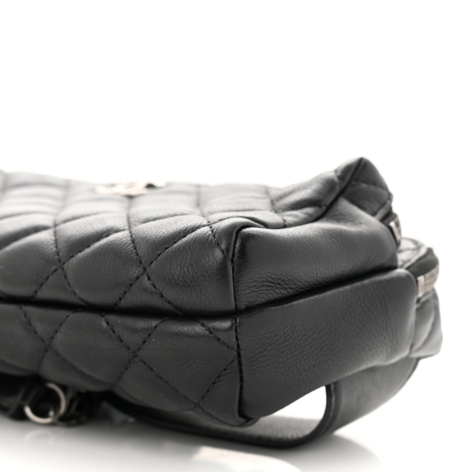 Chanel Calfskin Quilted Waist Bag Black 10 of 11