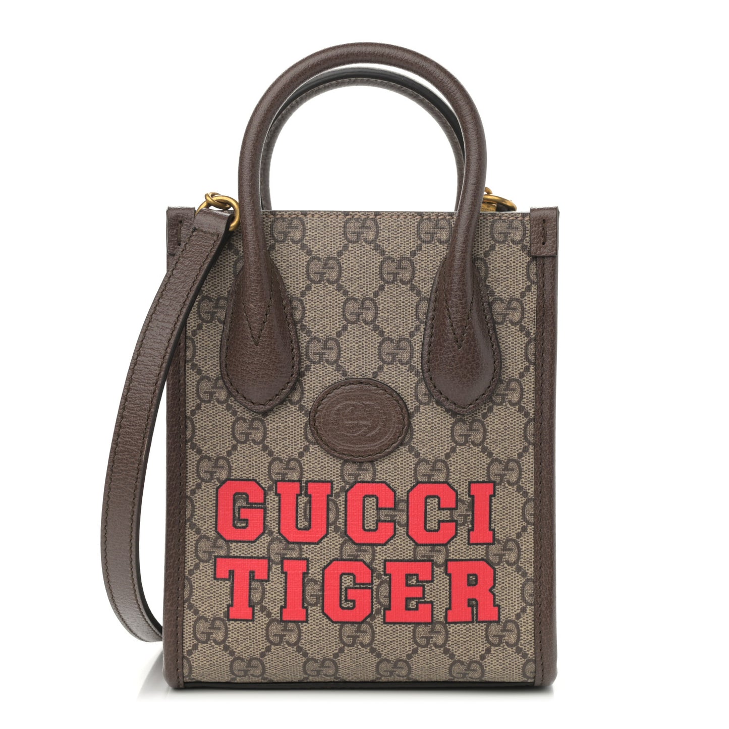 GG Supreme Monogram Textured Dollar Calfskin Web Gucci Tiger Mini Retro Interlocking G Tote Bag Beige Ebony Live Red New Shamarock New Acero