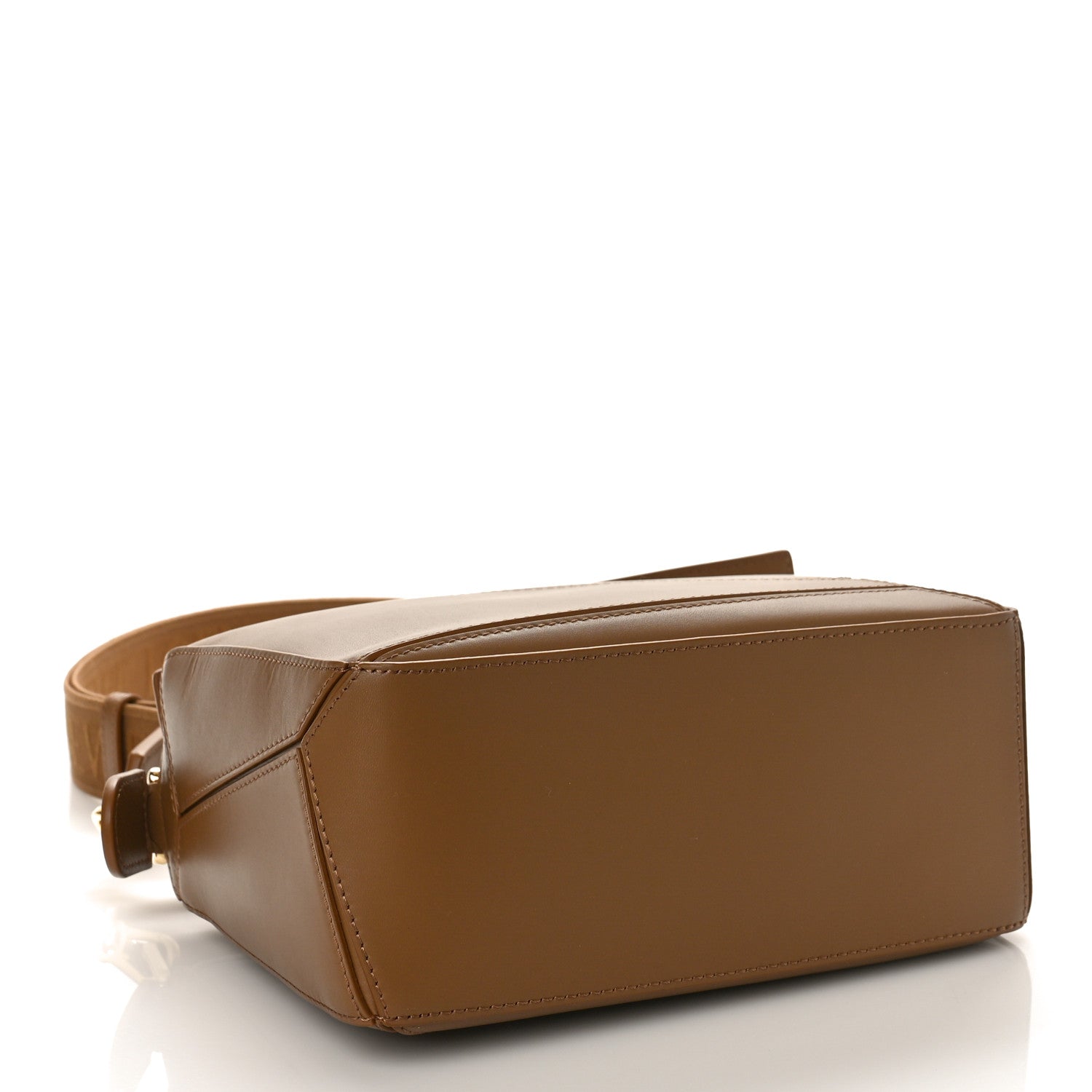 Loewe Satin Calfskin Small Puzzle Bag Oak 4 of 8