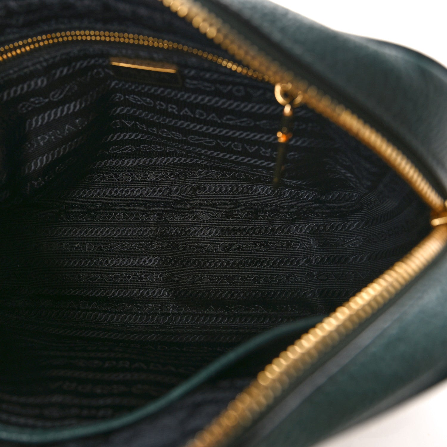 Prada Vitello Phenix Camera Bag Smeraldo 5 of 10