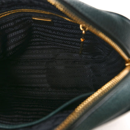 Prada Vitello Phenix Camera Bag Smeraldo 5 of 10
