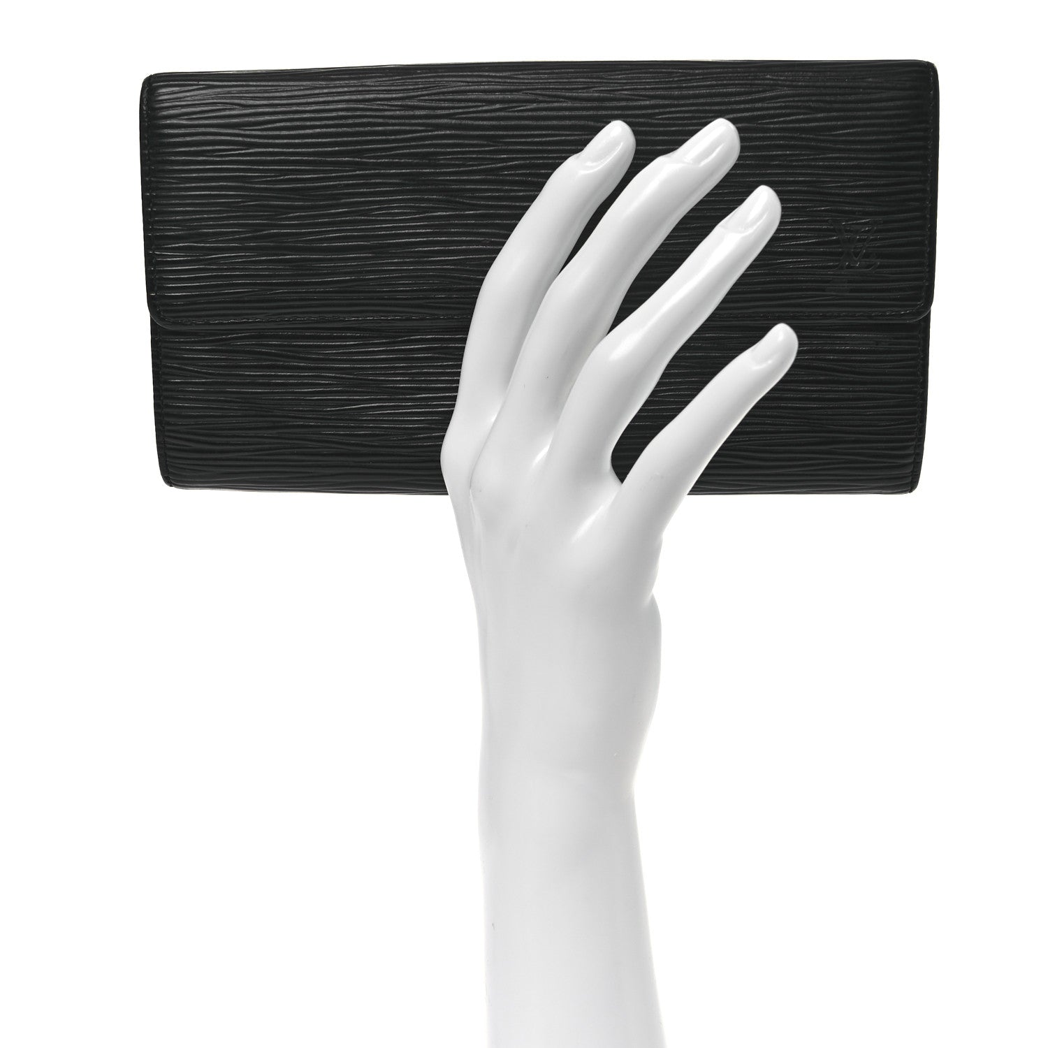 Louis Vuitton Epi Sarah Wallet Black 2 of 9