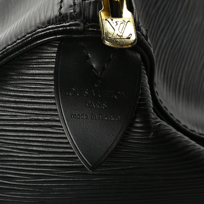 Louis Vuitton Epi Keepall 45 Black 7 of 11