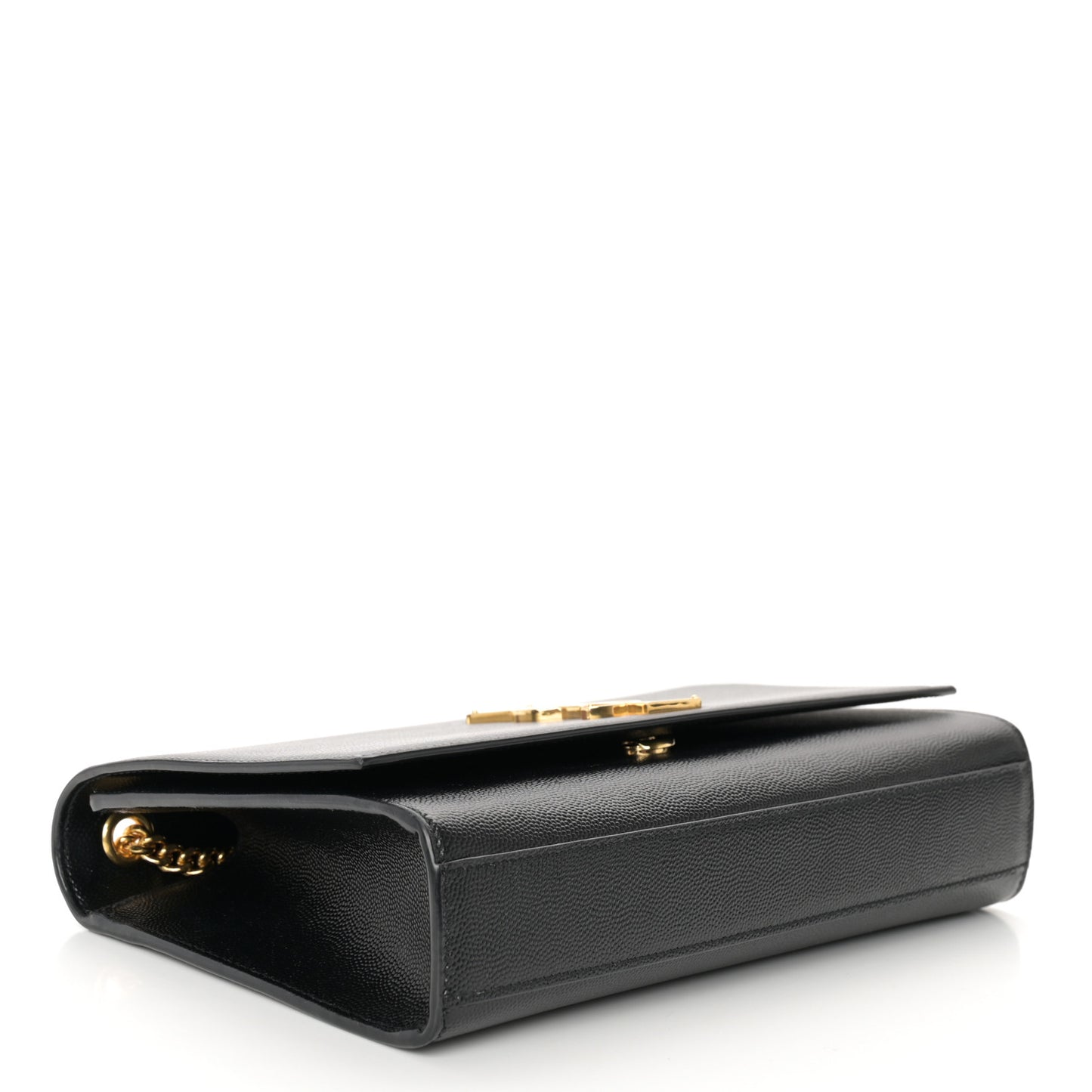Grain De Poudre Medium Classic Monogram Kate Satchel Black