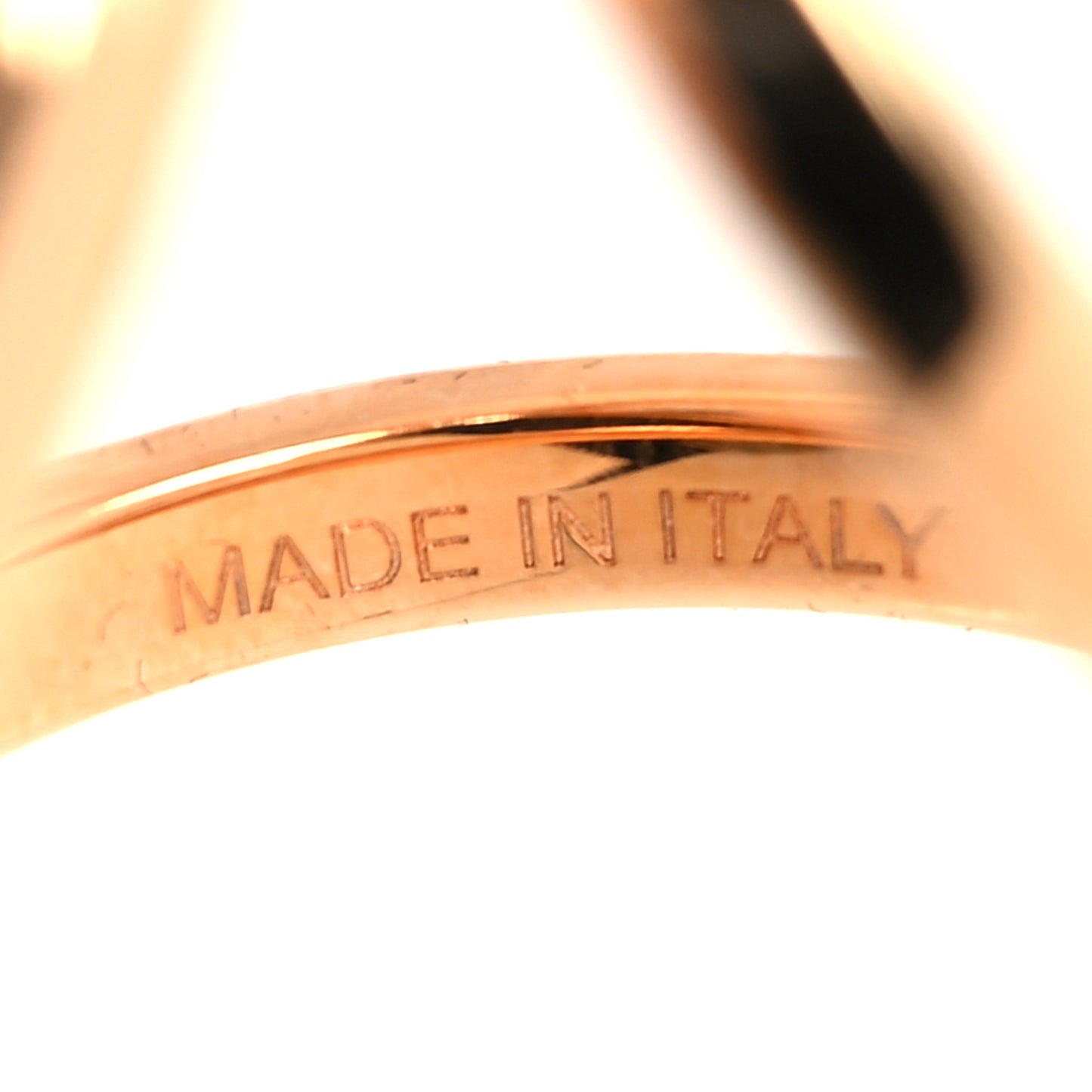 Permabrass Rose Gold Plated Trio Scarf Ring