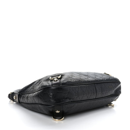 Gucci Guccissima Medium Abbey D Ring Hobo Black 4 of 10
