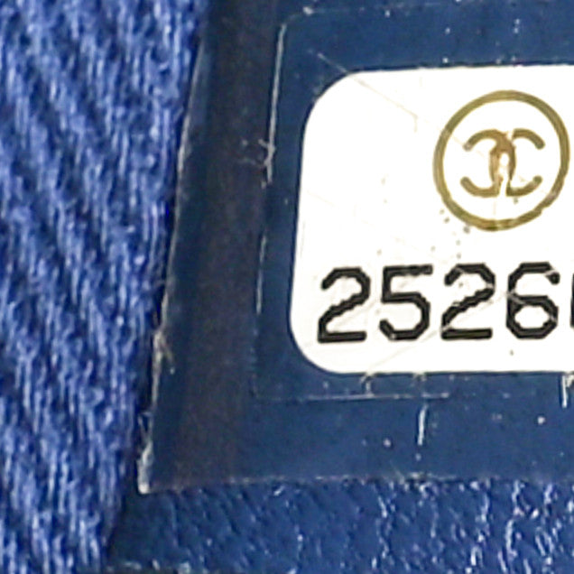 Chanel Canvas Large Deauville Backpack Blue 7 of 10