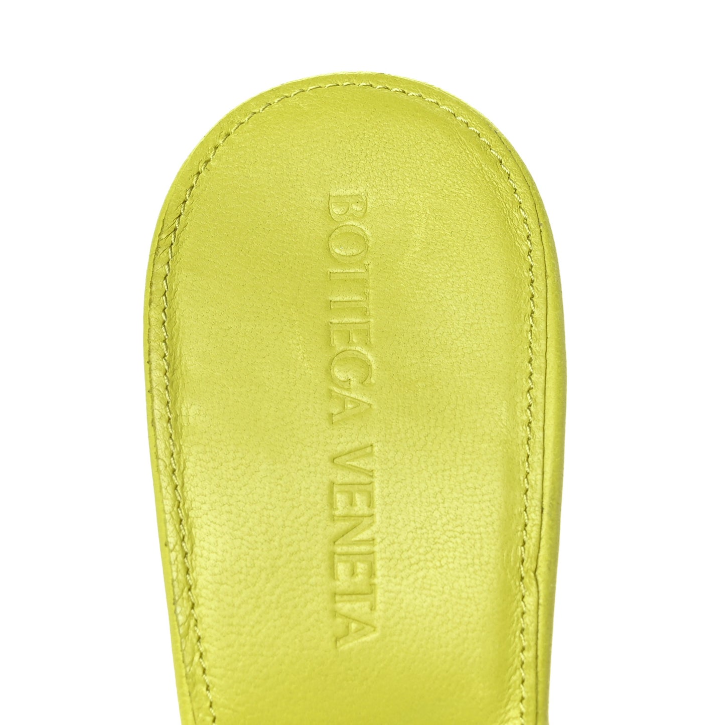 Nappa Maxi Intrecciato Lido 90mm Mule Sandals 36 Acid