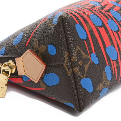 Louis Vuitton Monogram Jungle Dots Cosmetic Pouch Coquelicot Denim 8 of 9
