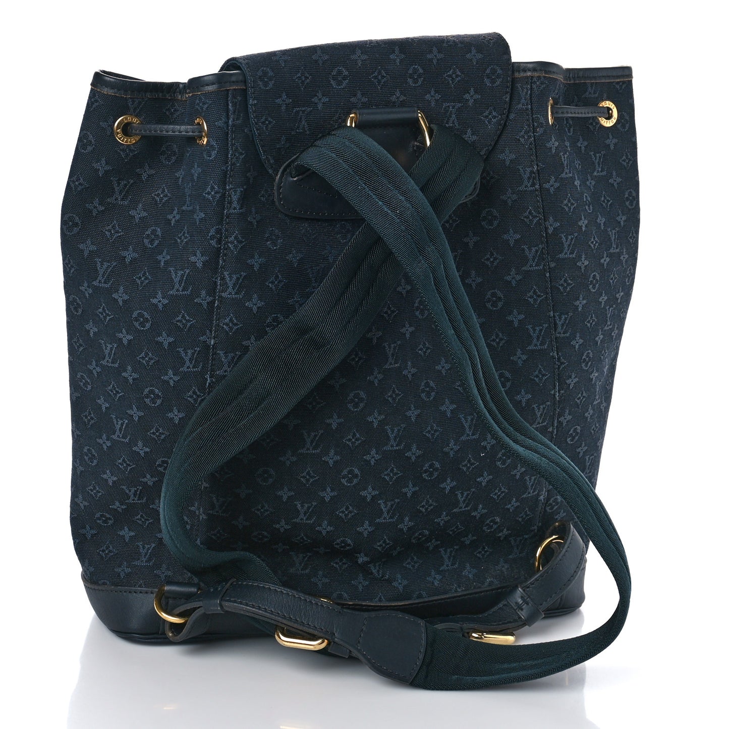 Mini Monogram Montsouris GM Backpack Blue