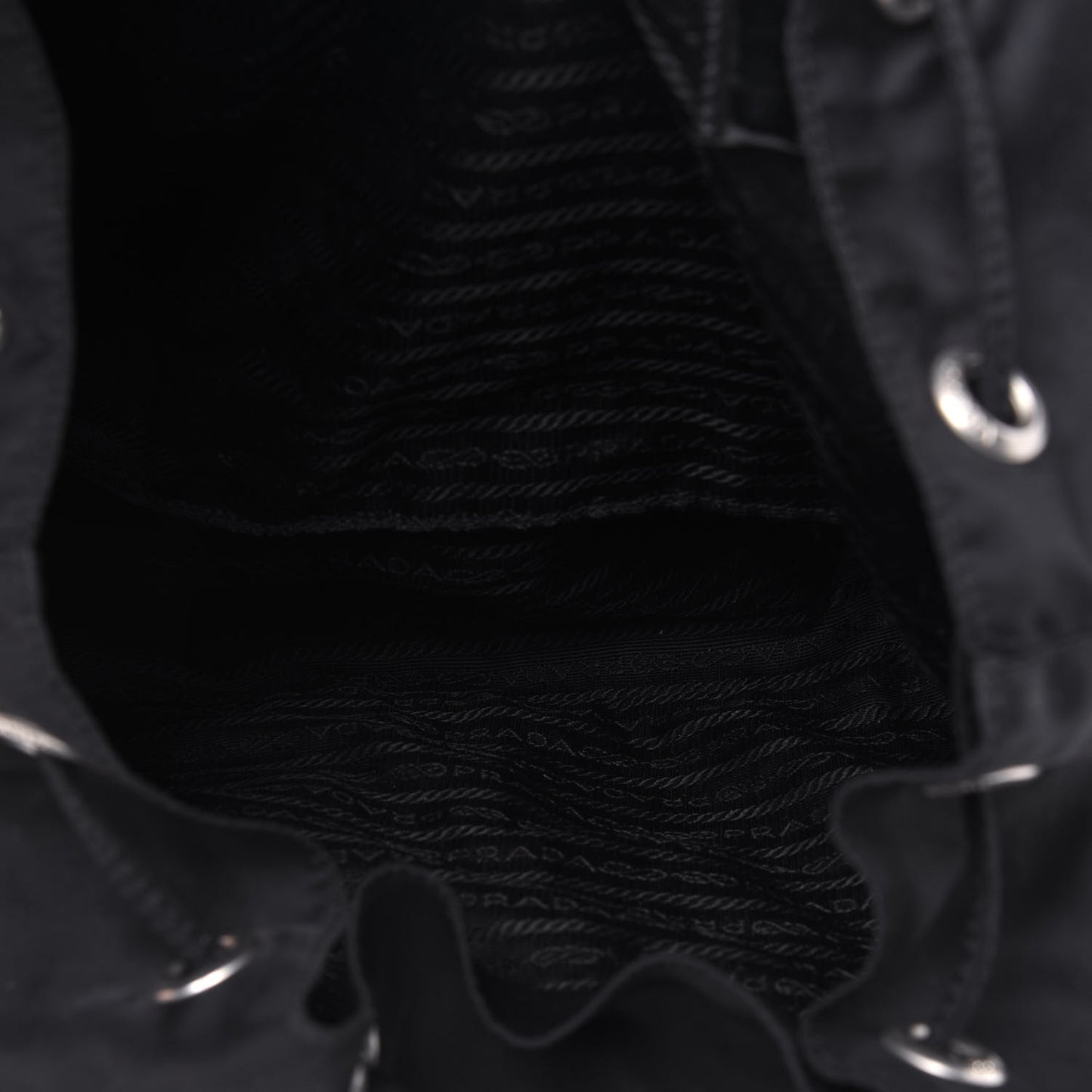 Nylon Vela Large Backpack Black