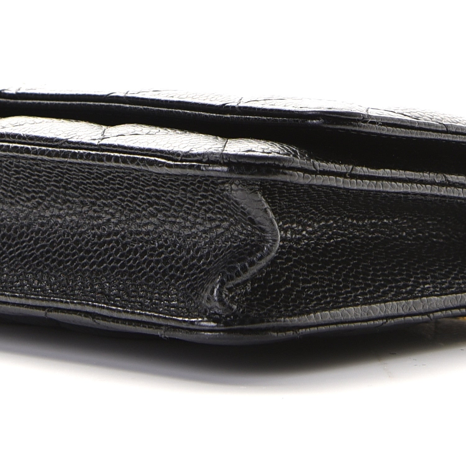 Chanel Caviar Quilted Wallet On Chain WOC Black 6 of 7