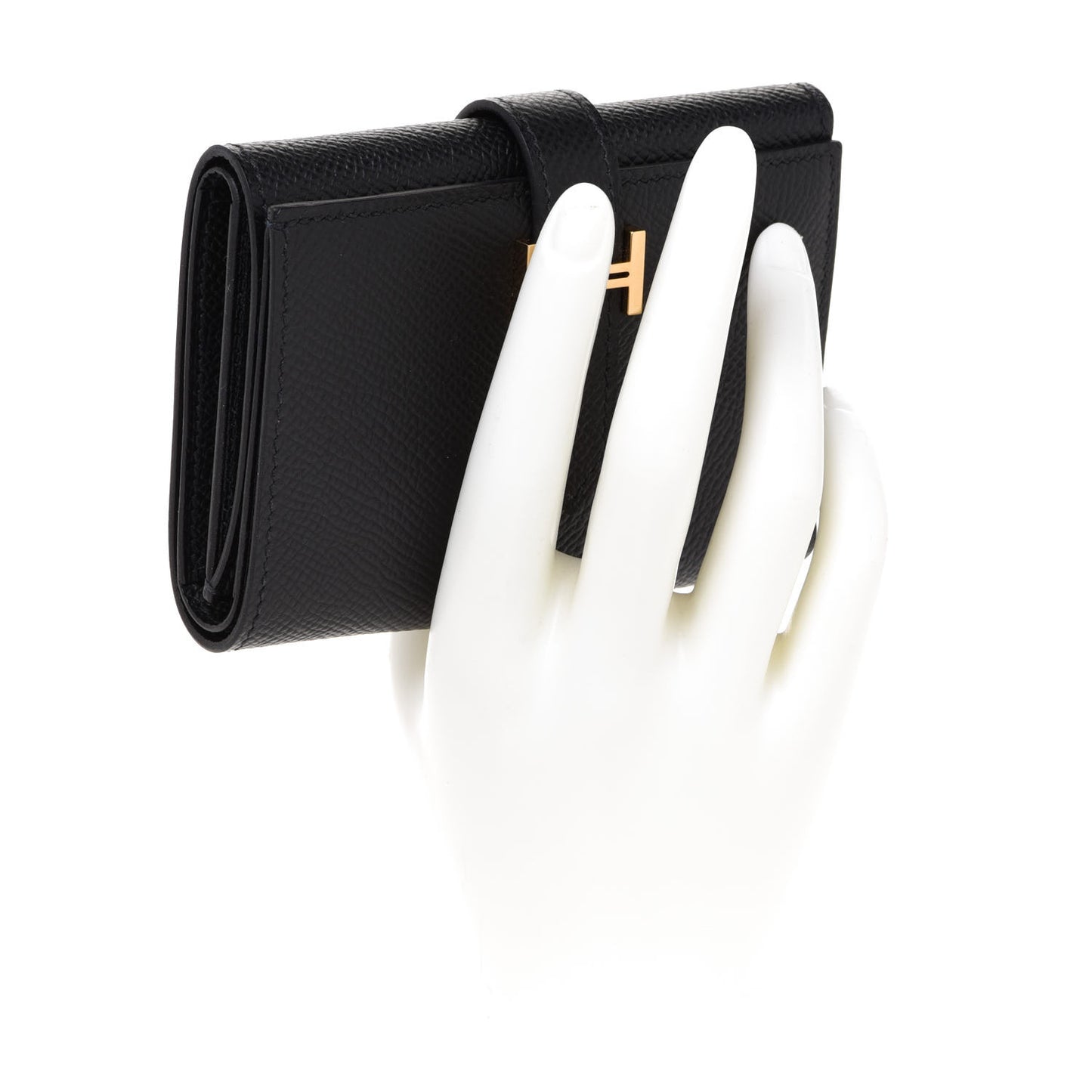 Epsom Tri-Fold Compact Bearn Wallet Black