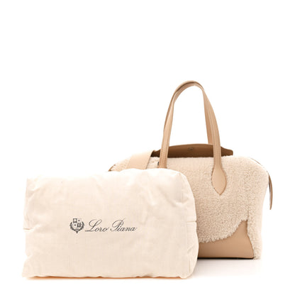 Loro Piana Cashfur Micro Sesia Happy Day Bag Ancient Paper 3 of 13