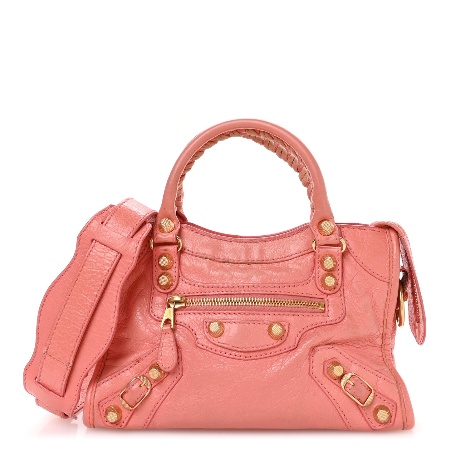 Agneau Giant 12 Gold Hardware Mini City Rose Azalee Rose Jaipur