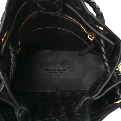 Bottega Veneta Nappa Intrecciato Small Andiamo Shoulder Bag Black 5 of 10
