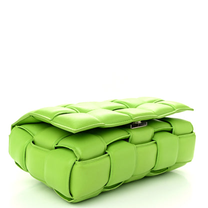 Bottega Veneta Nappa Maxi Intreccio Padded Cassette Crossbody Bag Acid Green 4 of 10