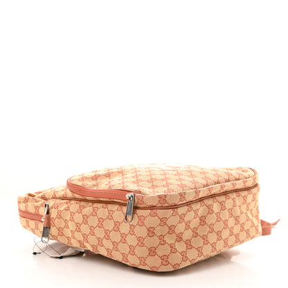 Gucci X MLB GG Monogram NY Yankees Medium Backpack Beige Ruggine Ivory 4 of 12