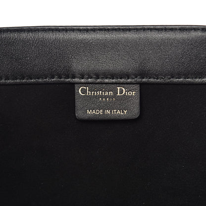 Christian Dior Calfskin Embossed Medium Book Tote Black 6 of 10
