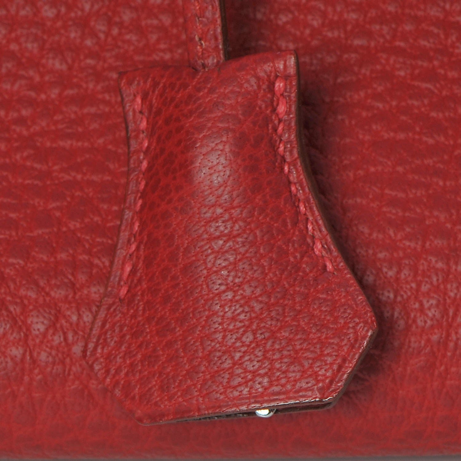 Hermes Buffle Skipper Birkin 35 Rouge Vif 7 of 40