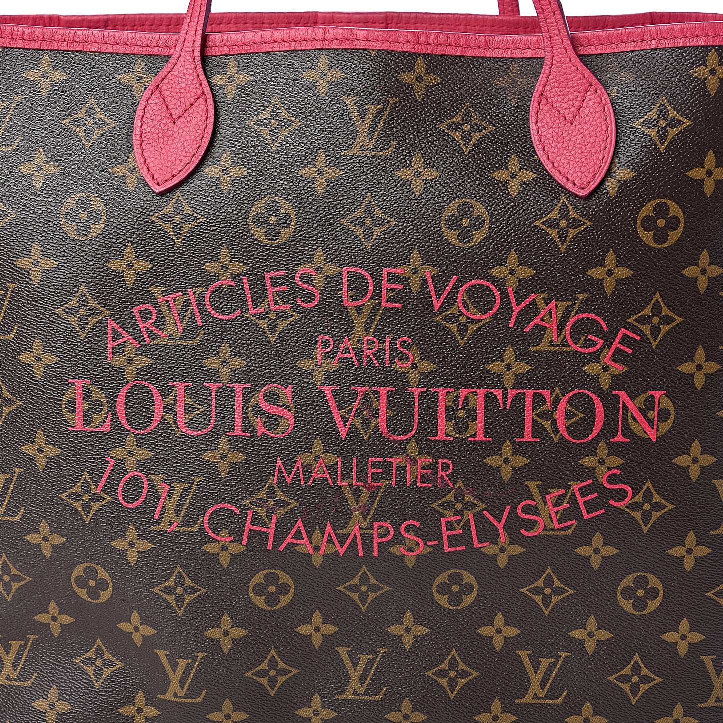 Monogram Articles de Voyage Ikat Neverfull GM Rose Indien