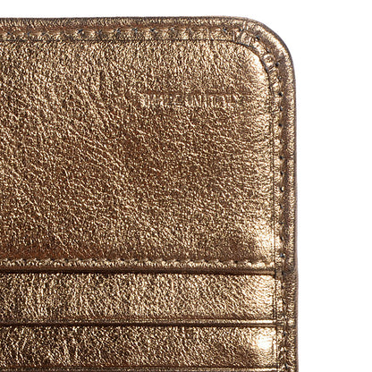 Burberry Haymarket Check Penrose Continental Wallet Gold 7 of 8