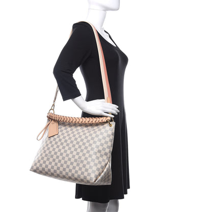 Louis Vuitton Damier Azur Beaubourg Hobo MM 2 of 10