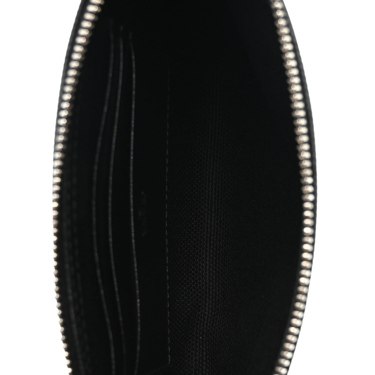 Essence Classic Monogram Zip Pouch Black