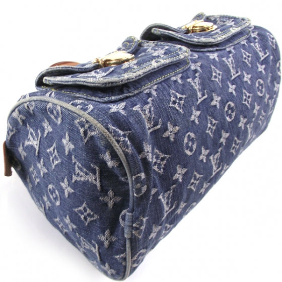Monogram Denim Neo Speedy Blue