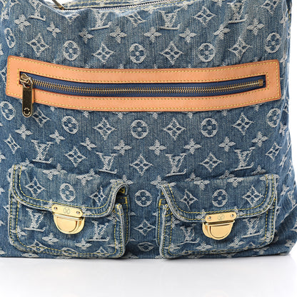 Louis Vuitton Denim Baggy GM Blue 8 of 8