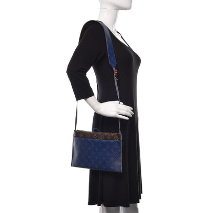 Louis Vuitton Monogram Small Outdoor Pouch Pacific Blue 2 of 8