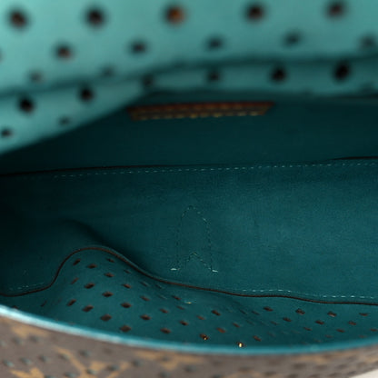 Louis Vuitton Monogram SC Flore Saumur Teal 4 of 9