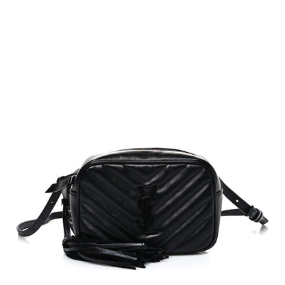 Saint Laurent Calfskin Matelasse Monogram Lou Belt Bag Black 1 of 9