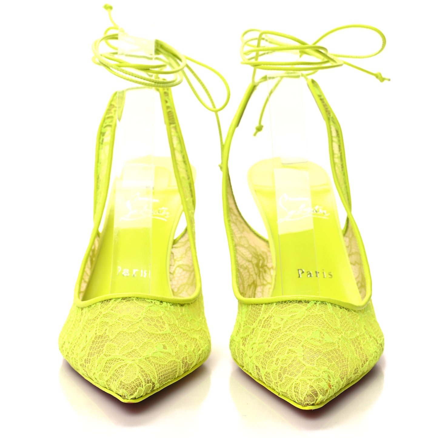 Kate Lace 85 Pumps 37.5 Neon Yellow